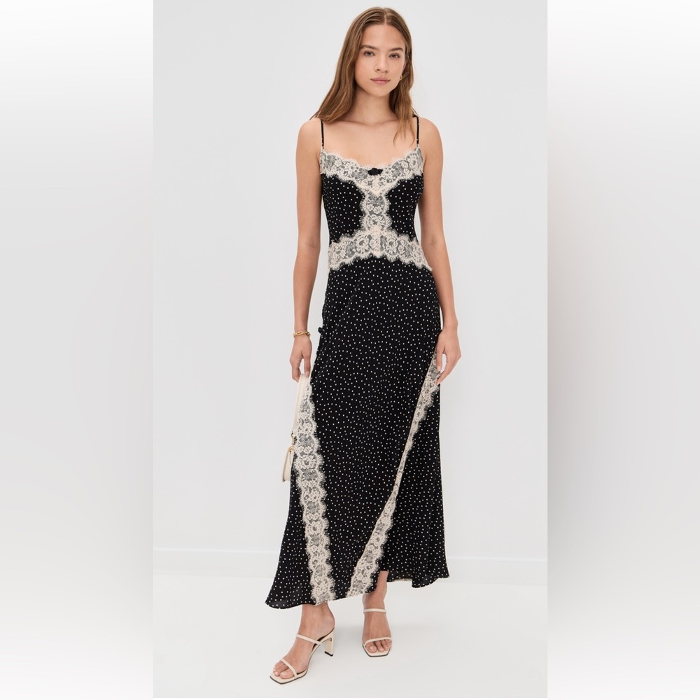 Hill House Home: Francesca Dress - Black and White Polka Dot Maxi Dress